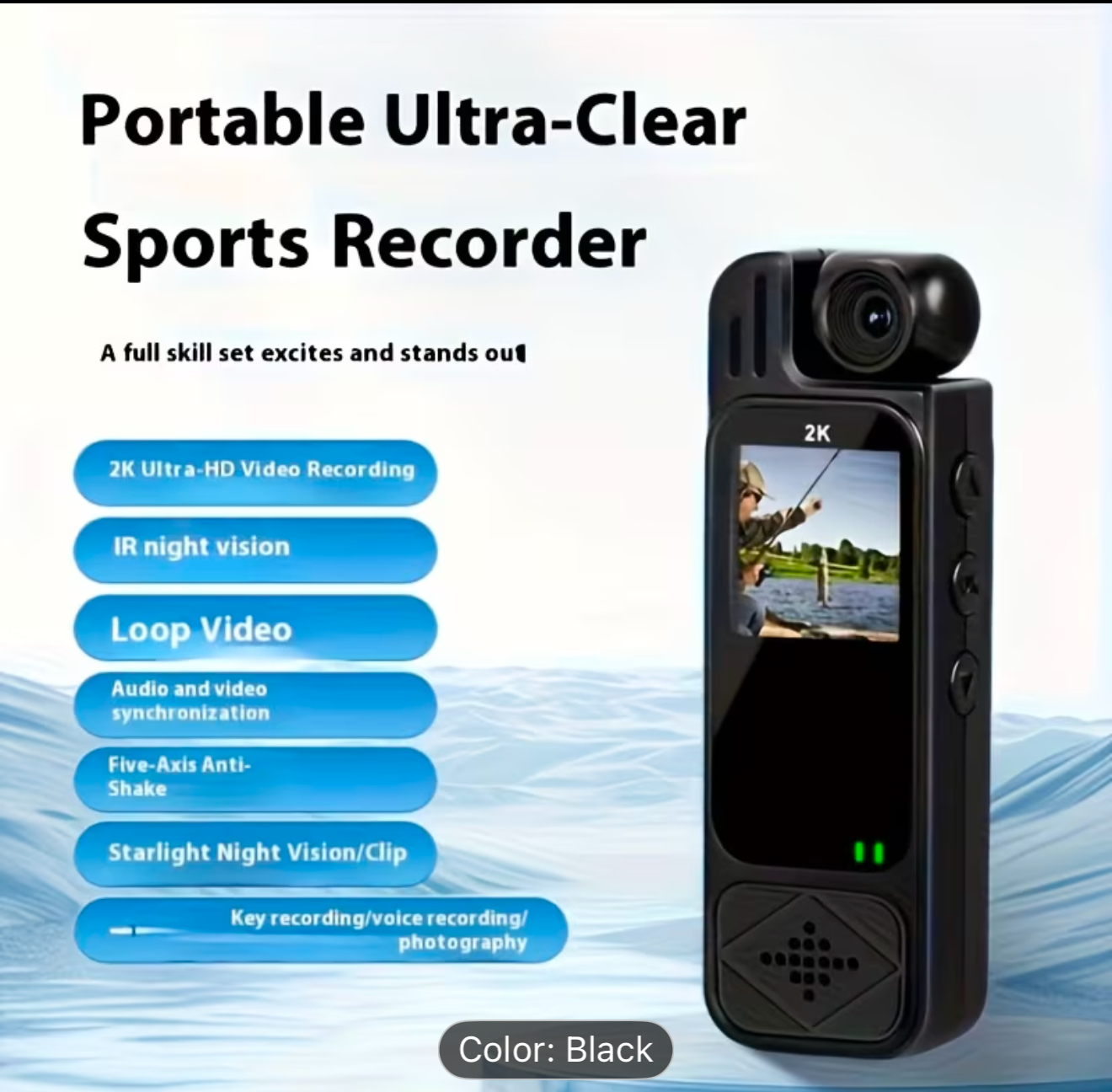 Portable 2K Ultra HD Video Recorder w